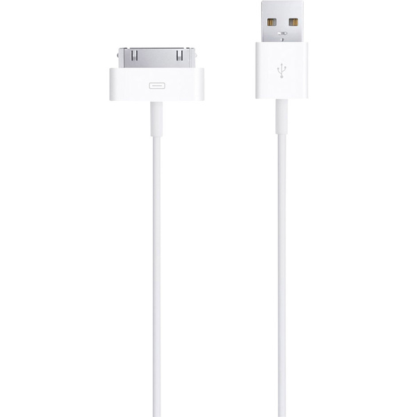Apple iPad/iPhone/iPod Câble de raccordement [1x USB 2.0 type A mâle - 1x Dock Apple mâle 30 pôles] 1.00 m blanc