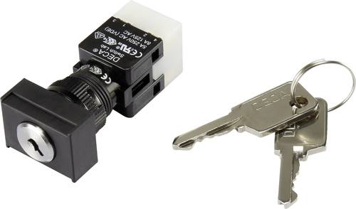 ADA16K6-AT0-DF Schlüsselschalter 250 V/AC 5A 1 x Aus/Ein 1 x 90° IP65 1St.