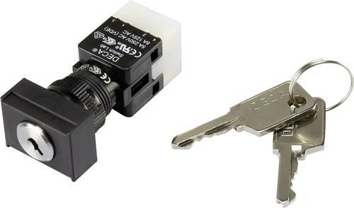 ADA16K6-AT0-DG Schlüsselschalter 250 V/AC 5A 1 x Aus/Ein 1 x 90° IP65 1St.