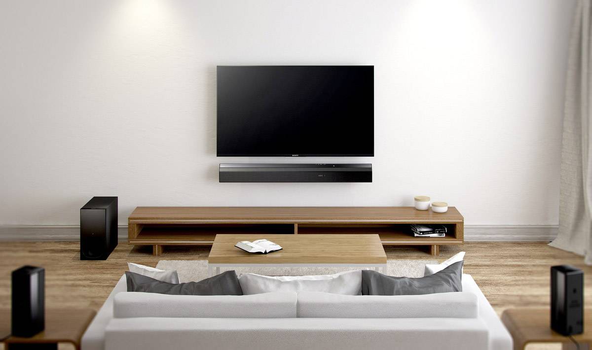 Sony HT-RT5 Soundbar Schwarz Bluetooth®, inkl. kabellosem Subwoofer, NFC, USB, WLAN