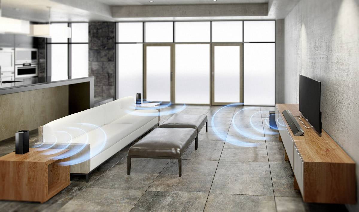 Sony HT-RT5 Soundbar Schwarz Bluetooth®, inkl. kabellosem Subwoofer, NFC, USB, WLAN