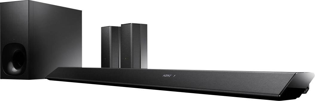 Sony HT-RT5 Soundbar Schwarz Bluetooth®, inkl. kabellosem Subwoofer, NFC, USB, WLAN