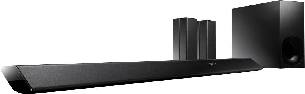 Sony HT-RT5 Soundbar Schwarz Bluetooth®, inkl. kabellosem Subwoofer, NFC, USB, WLAN