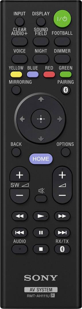 Sony HT-RT5 Soundbar Schwarz Bluetooth®, inkl. kabellosem Subwoofer, NFC, USB, WLAN