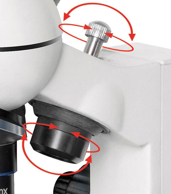 Bresser Optik Duolux 20x-1280x Lichtmikroskop Monokular 1280 x Auflicht, Durchlicht