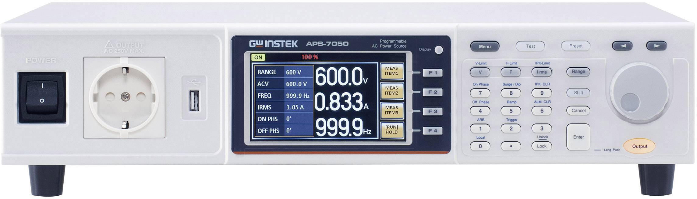 GW Instek APS-7050(EU) Labornetzgerät, einstellbar 0 - 310 V/AC 0 - 4.2A 500 VA programmierbar, Auto-Range Anzahl Ausgänge 1 x
