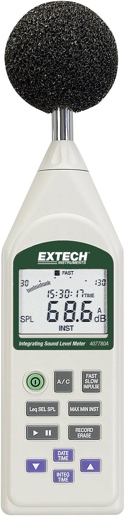Extech Schallpegel-Messgerät Datenlogger 407780A 30 - 130 dB USB