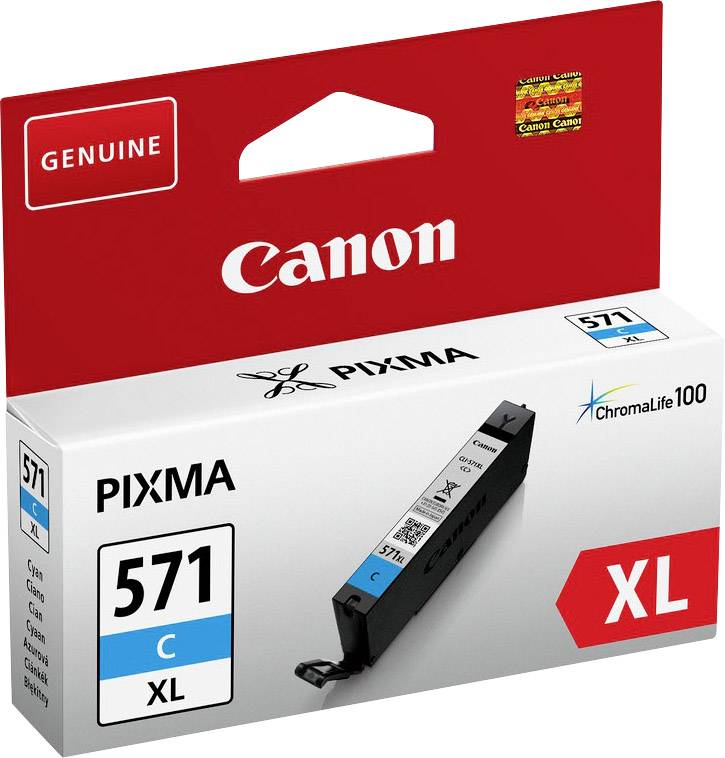 Canon Druckerpatrone CLI-571C XL Original Cyan 0332C001
