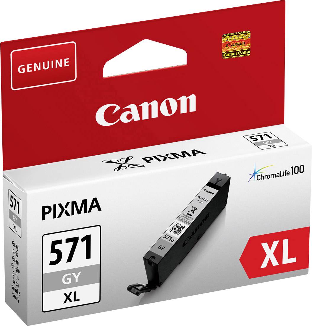 Canon Druckerpatrone CLI-571GY XL Original Grau 0335C001
