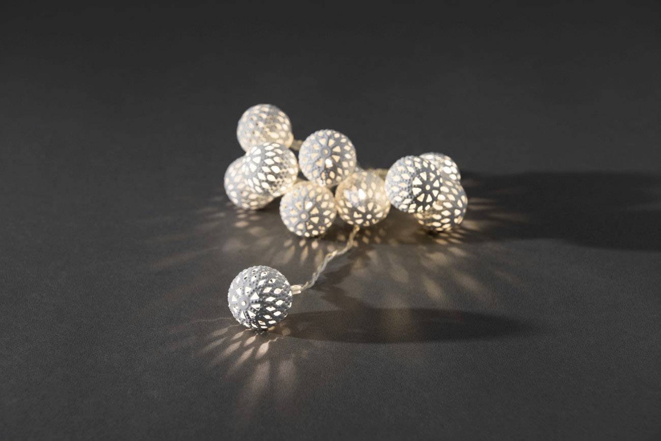 Konstsmide 3188-103 Motiv-Lichterkette Innen batteriebetrieben Anzahl Leuchtmittel 10 Warmweiß Bele