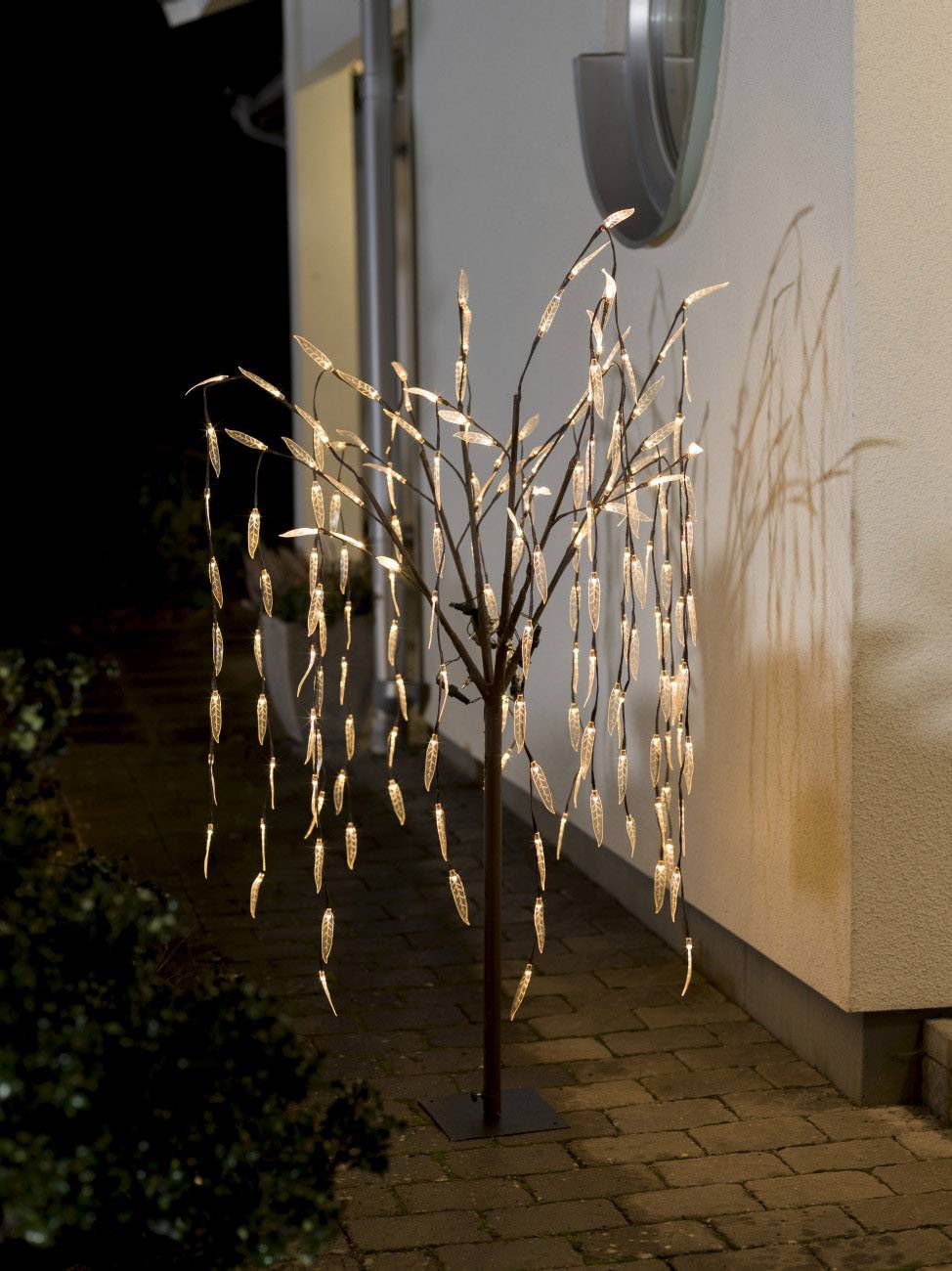 Konstsmide 3375-600 LED-Baum Trauerweide 130 cm Warmweiß