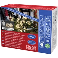 Konstsmide 3760-103 Motiv-Lichterkette Innen/Außen batteriebetrieben Anzahl Leuchtmittel 40 Warmweiß Beleuchtete Länge: 3.9m Konstsmide 3760-103 Motiv-Lichterkette Innen/Außen batteriebetrieben Anzahl Leuchtmittel 40 Warmweiß Beleuchtete Länge: 3.9m