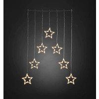 Konstsmide Lichtervorhang-Sterne Außen 24V EEK: G (A - G) 70 LED Warmweiß (B x H) 72cm x 118cm Konstsmide Lichtervorhang-Sterne Außen 24V EEK: G (A - G) 70 LED Warmweiß (B x H) 72cm x 118cm