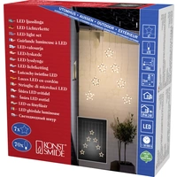 Konstsmide Lichtervorhang-Sterne Außen 24V EEK: G (A - G) 70 LED Warmweiß (B x H) 72cm x 118cm Konstsmide Lichtervorhang-Sterne Außen 24V EEK: G (A - G) 70 LED Warmweiß (B x H) 72cm x 118cm