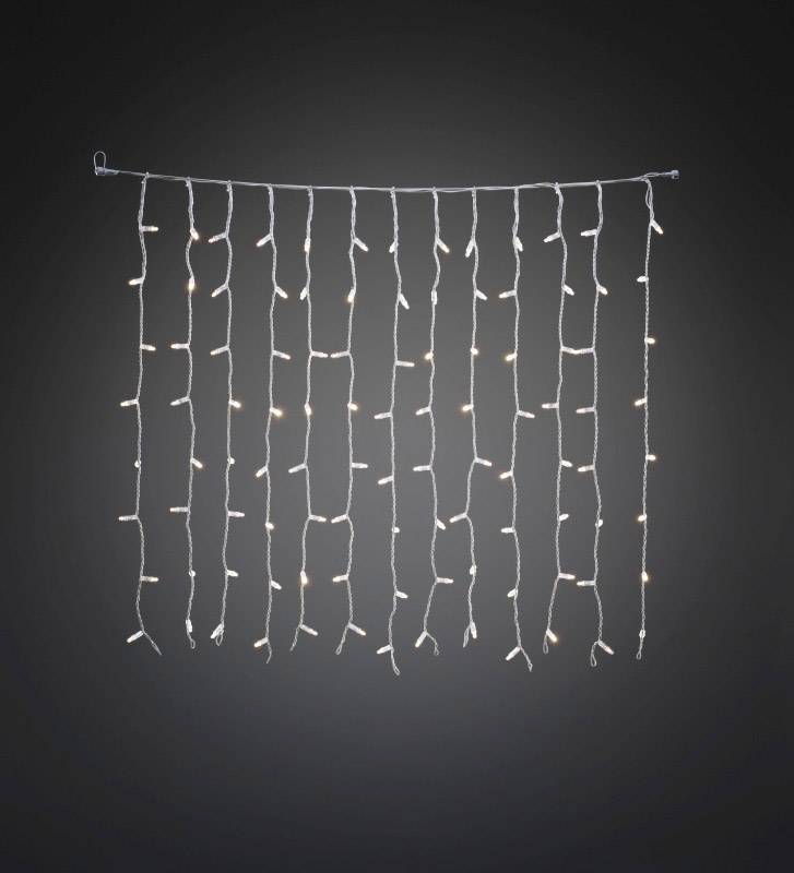 Konstsmide LED Lichterketten-System 24V Lichtervorhang Warmweiß