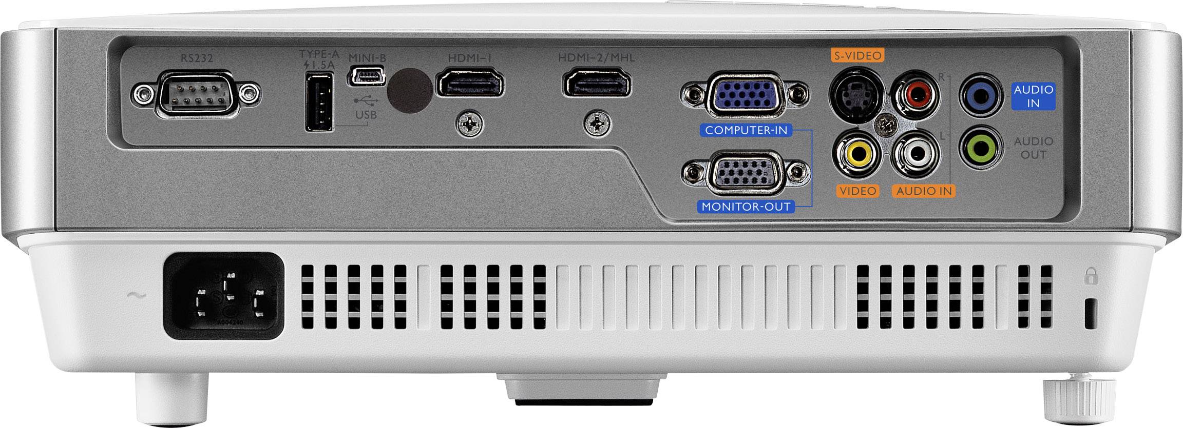 BenQ Beamer MW632ST DLP 3200 lm 1280 x 720 WXGA 3D ready, Kurzdistanz, USB Typ A, mit Fernbedienung