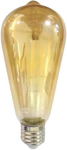 LED EEK A+ (A++ - E) E27 Kolbenform 4W = 30W Warmweiß (Ø x L) 64mm x 145mm Filament 1St.; Energieeffizienzklasse: A+