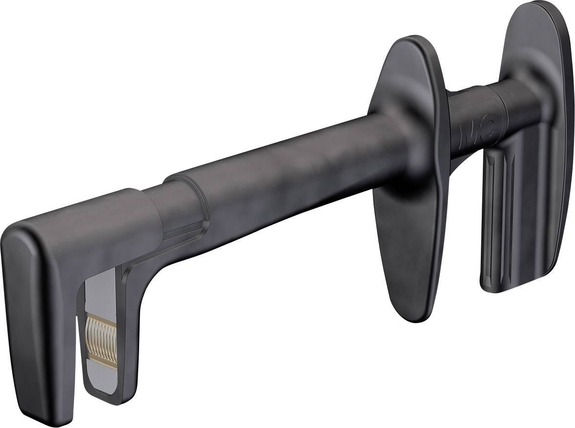 Stäubli GRIP-FMA Krokodilklemme Steckanschluss 4 mm CAT IV Schwarz