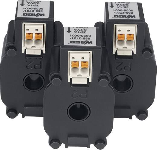 Drei schwarze Steckverbinder mit orangenen und weißen Klemmen, die zur elektrischen Verbindung verwendet werden.