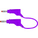 Stäubli XZG425/SIL Sicherheits-Messleitung [Lamellenstecker 4mm - Lamellenstecker 4 mm] 2.00m Violett 1St.
