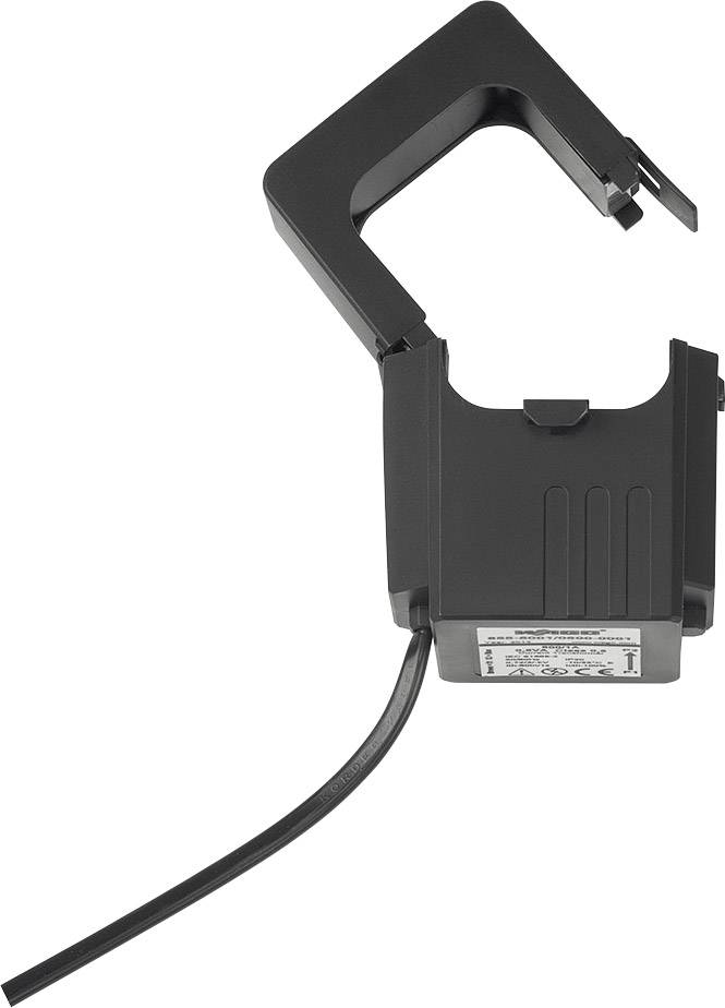 Strommesssensor mit offenem Kern zur Überwachung elektrischer Stromstärken; enthält ein Kabel zur Verbindung mit Messgeräten.