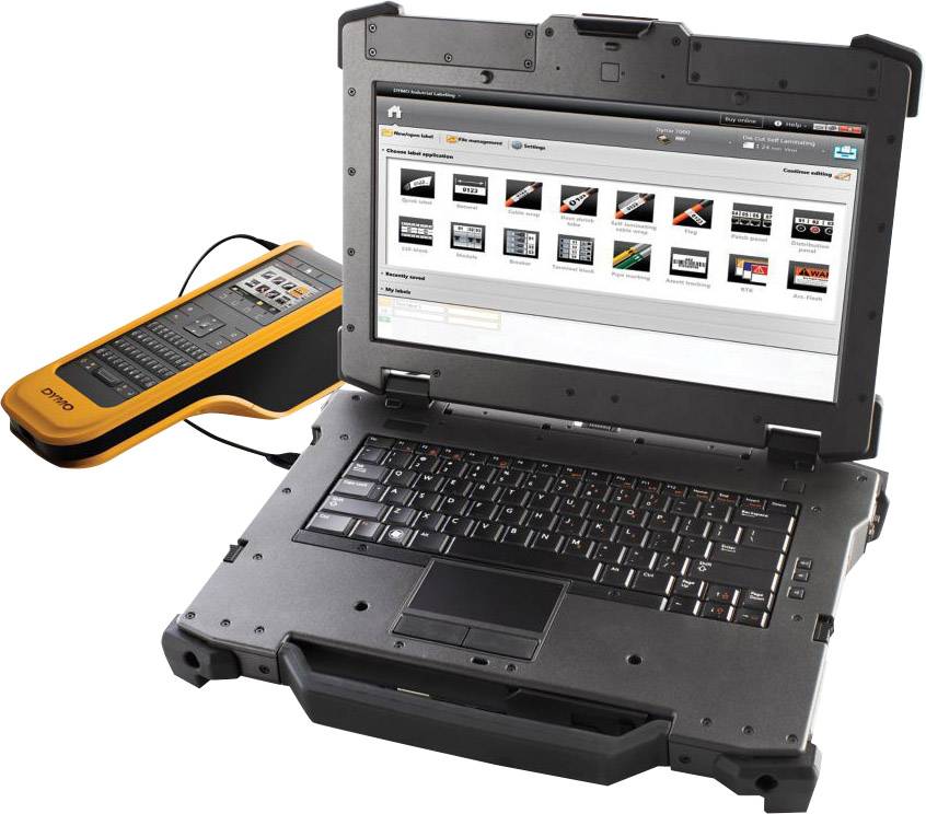 DYMO XTL 300 Kit Beschriftungsgerät Geeignet für Schriftband: XTL 6 mm, 9 mm, 12 mm, 19 mm, 24 mm