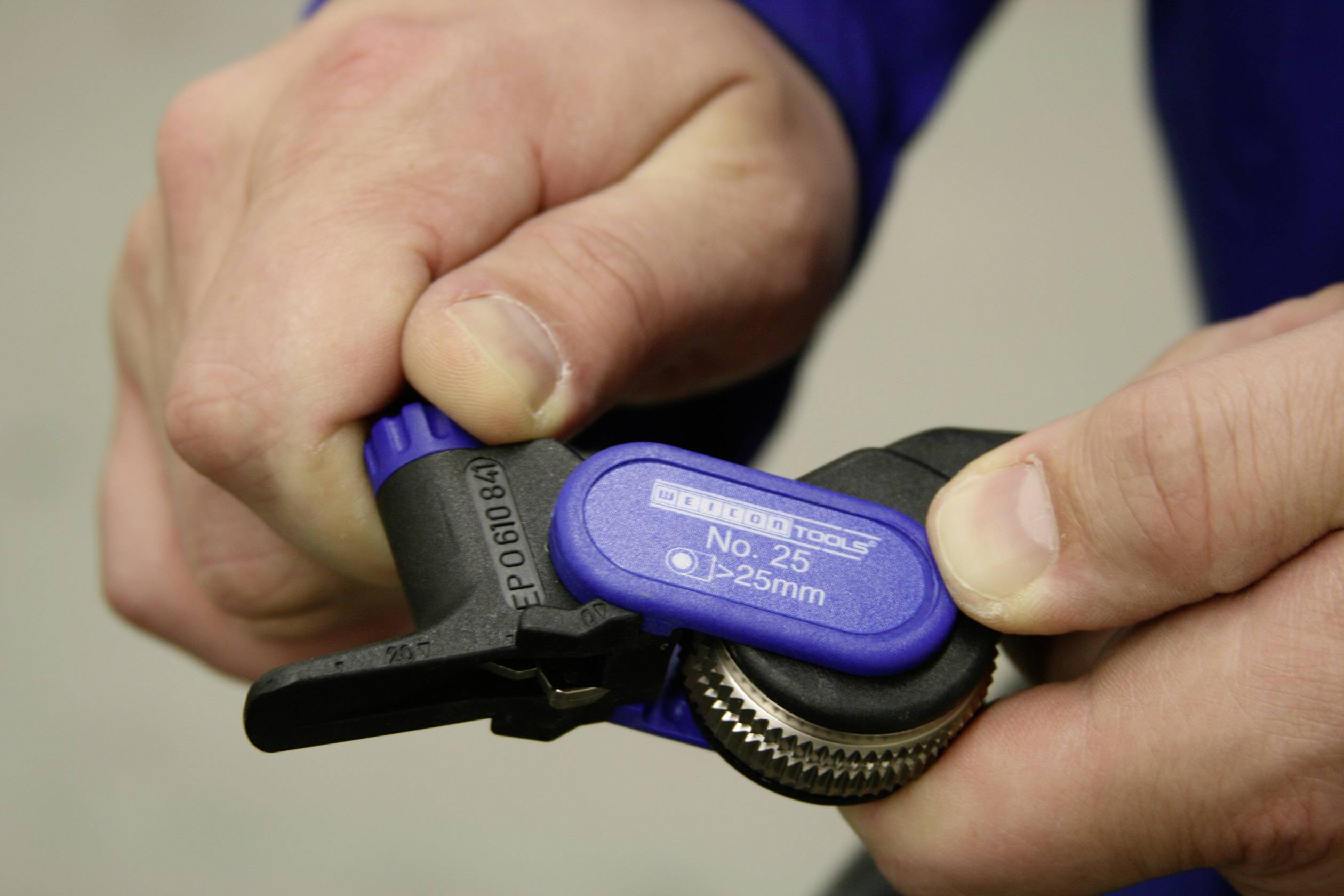 WEICON TOOLS 10034292 No. 25 Außenmantelschneider Geeignet für Rundkabel 25 mm (min)