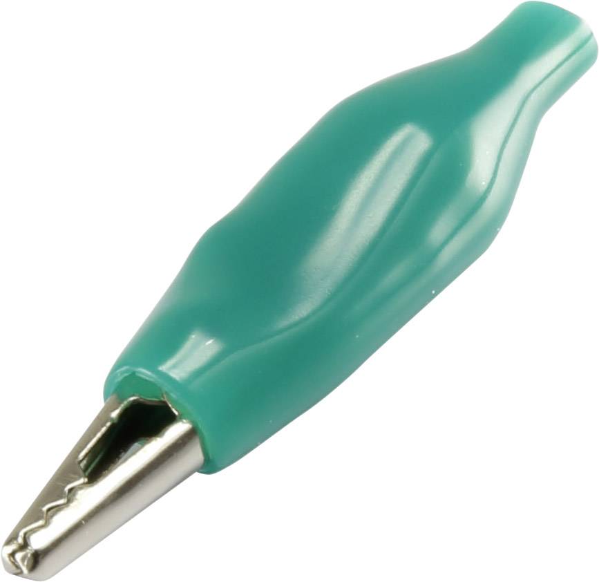 TRU Components 93038c36 Krokodilklemme Weiß Länge: 35 mm