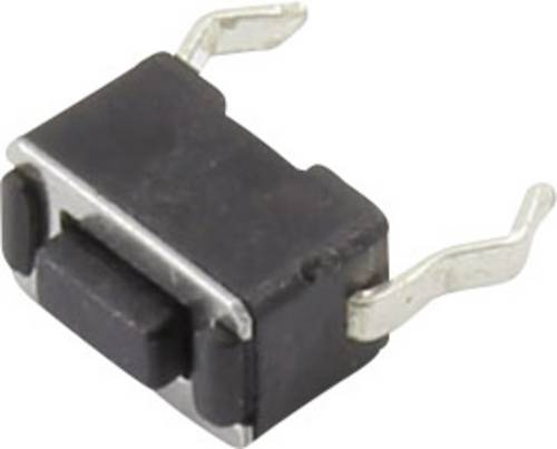 TRU COMPONENTS YST-1101 Drucktaster 12 V/DC 0.05 A 1 x Aus/(Ein) tastend (L x B) 6 mm x 3.5 mm