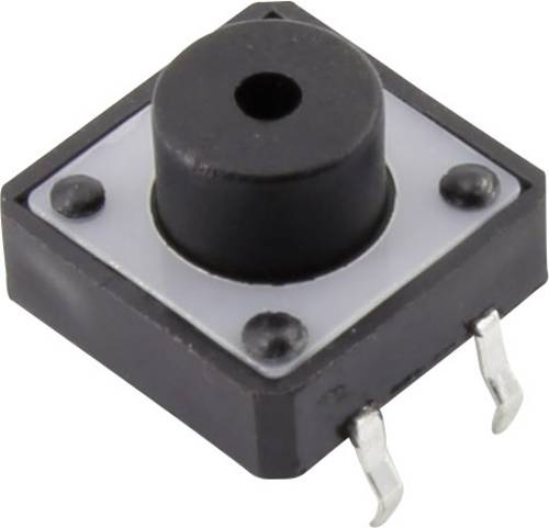 TRU COMPONENTS YST-1103B Drucktaster 12 V/DC 0.05 A 1 x Aus/(Ein) tastend (L x B) 12 mm x 12 mm 1 S