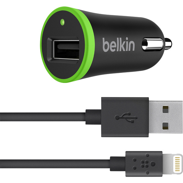 Belkin F8J121bt04-BLK F8J121bt04-BLK USB-Ladegerät KFZ Ausgangsstrom (max.) 2400 mA 1 x USB