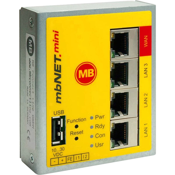 MB Connect Line GmbH Industrie Router USB, LAN Anzahl Eingänge: 2 x ...