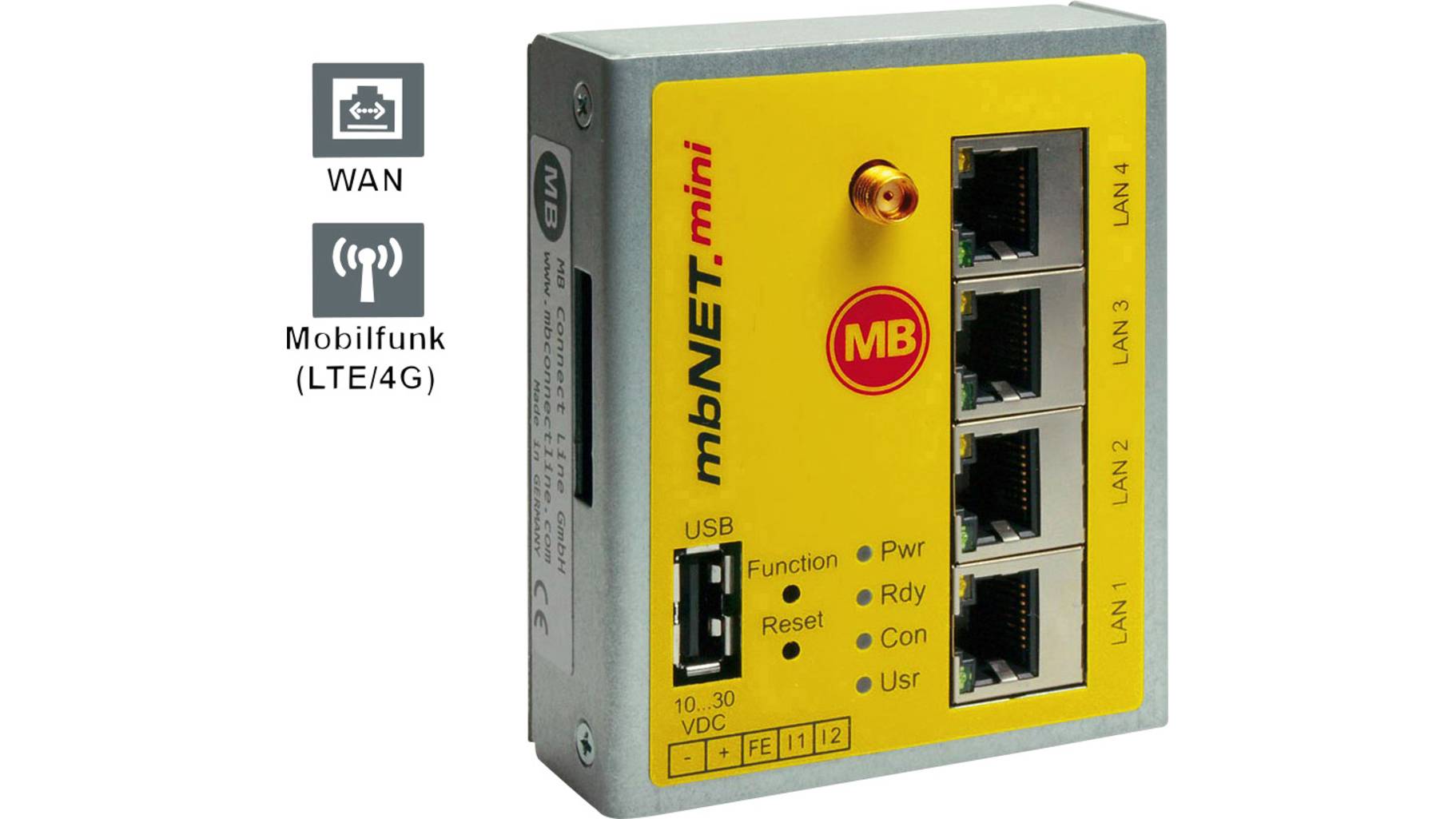 MB Connect Line GmbH Industrie Router USB, LAN, 3G Anzahl Eingänge: 2 x ...