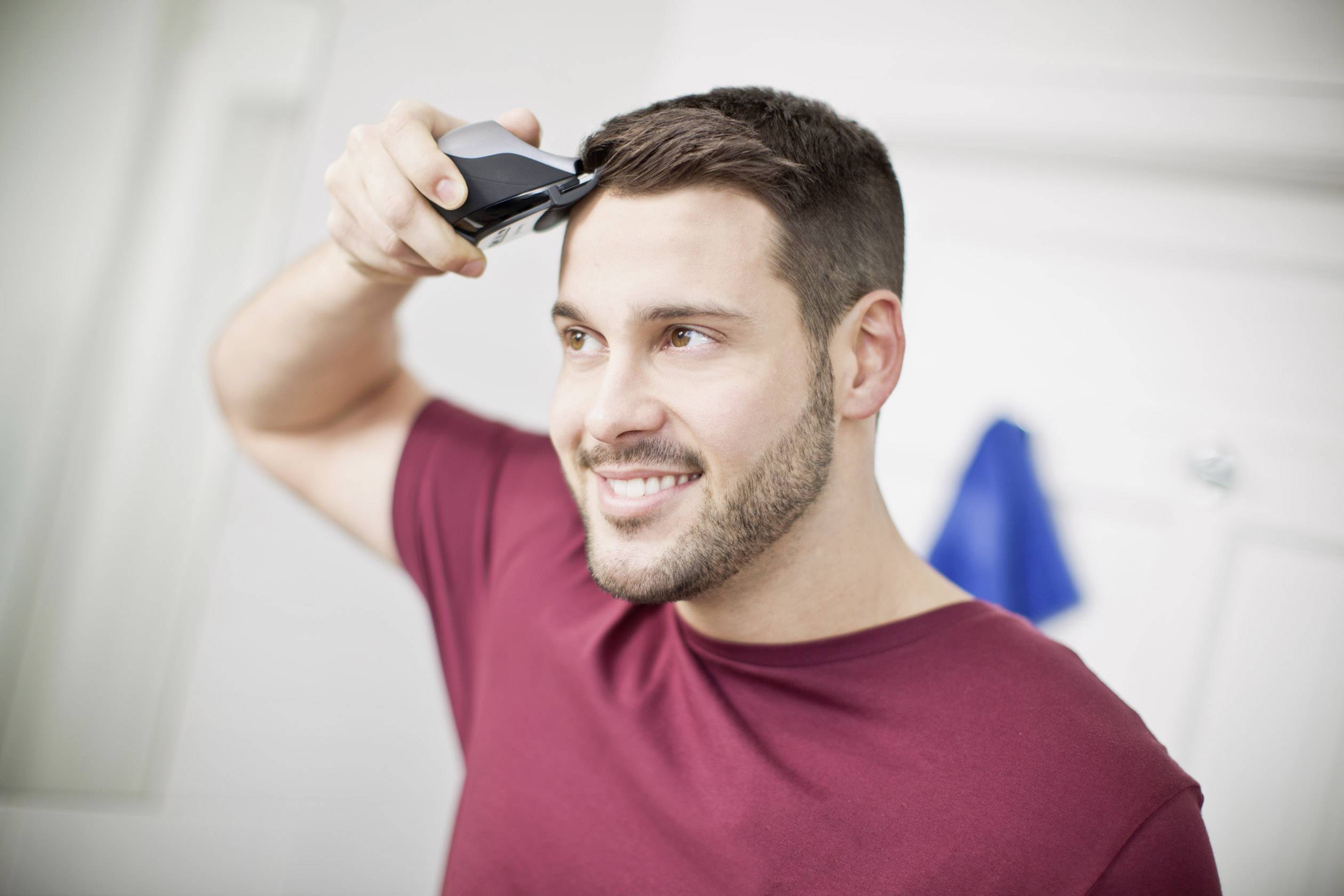 Remington QuickCut HC4250 Haarschneider Schwarz/Silber, Rot