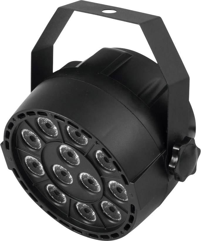 Eurolite LED PARTY SPOT LED-PAR-Scheinwerfer Anzahl LEDs (Details): 12 x 1W Schwarz