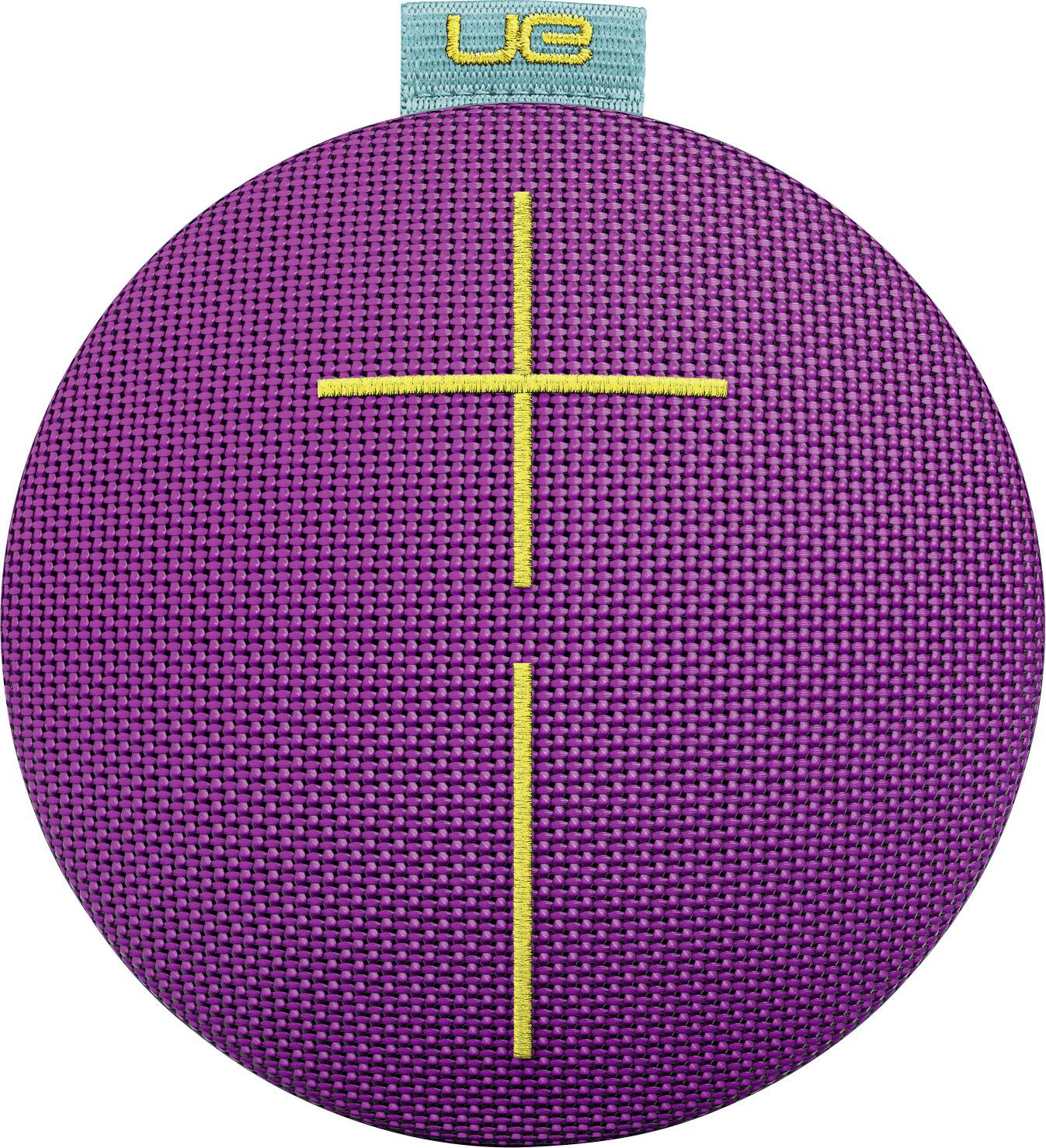 Bluetooth® Lautsprecher Ultimate Ears UE Roll Sugarplum AUX, spritzwassergeschützt Violett, Aquablau, Gelb