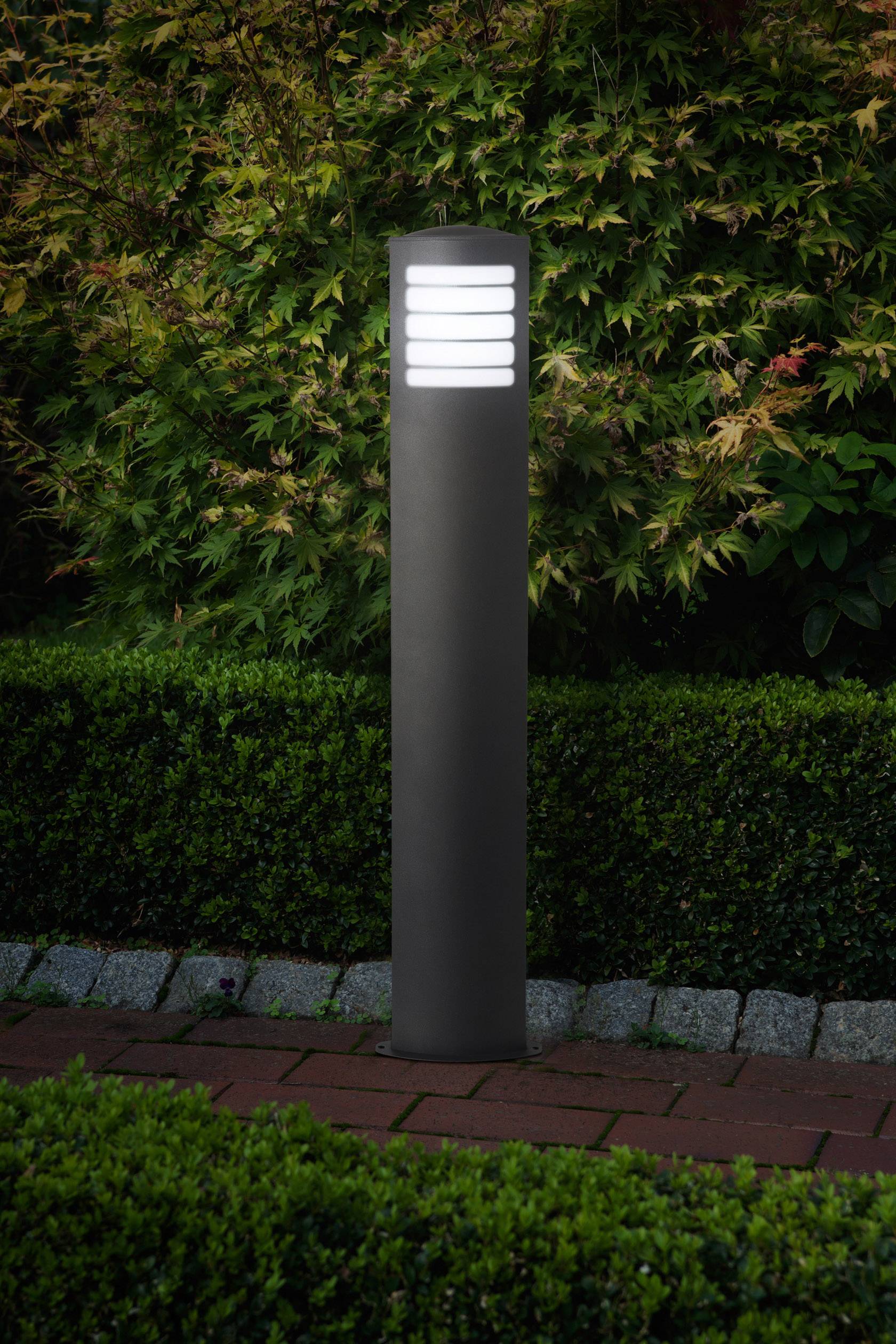 Brilliant 47685/63 Todd Außenstandleuchte Energiesparlampe E27 20W Anthrazit