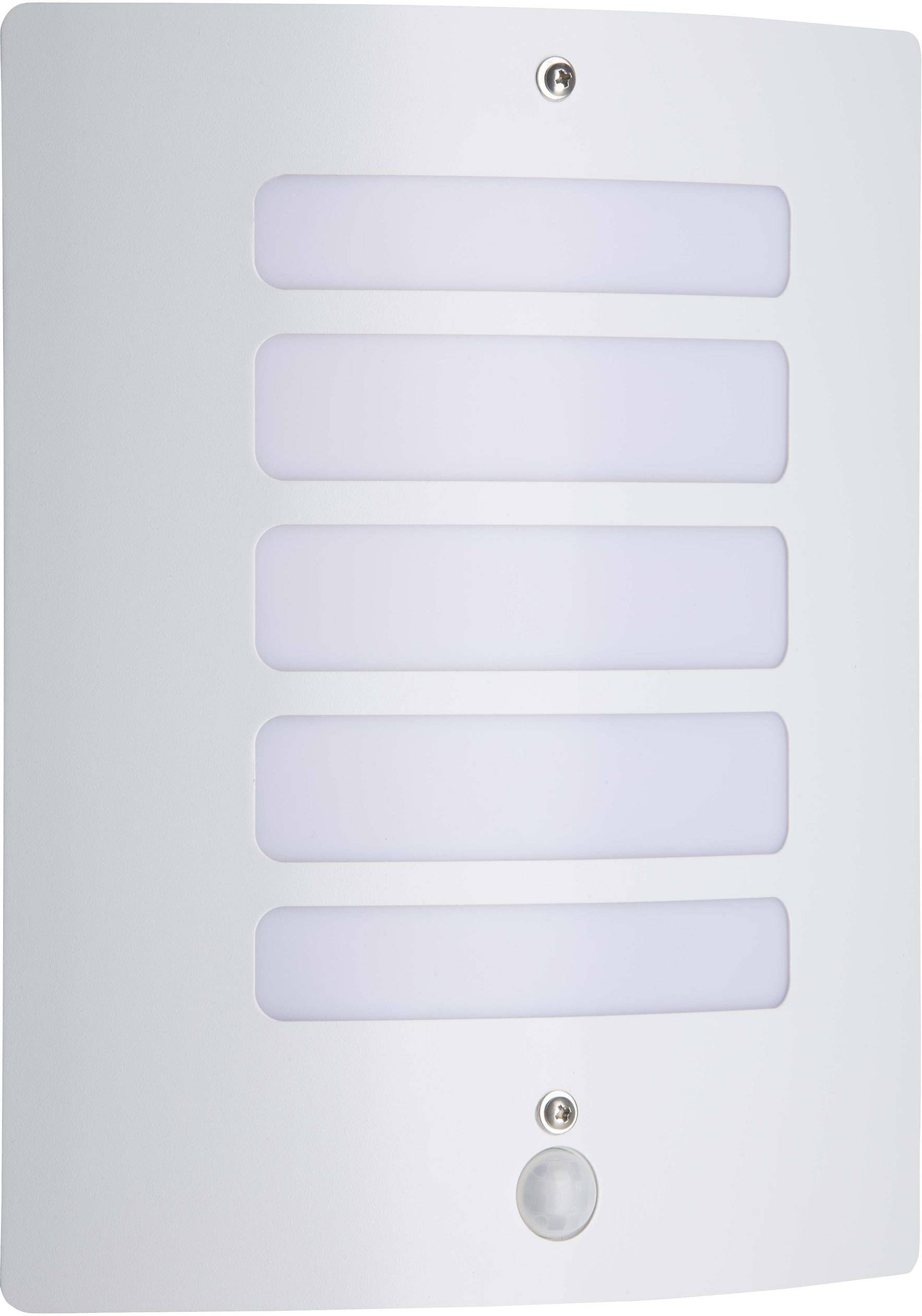 Brilliant Todd 47698/05 Außenwandleuchte mit Bewegungsmelder E27 60W Weiß