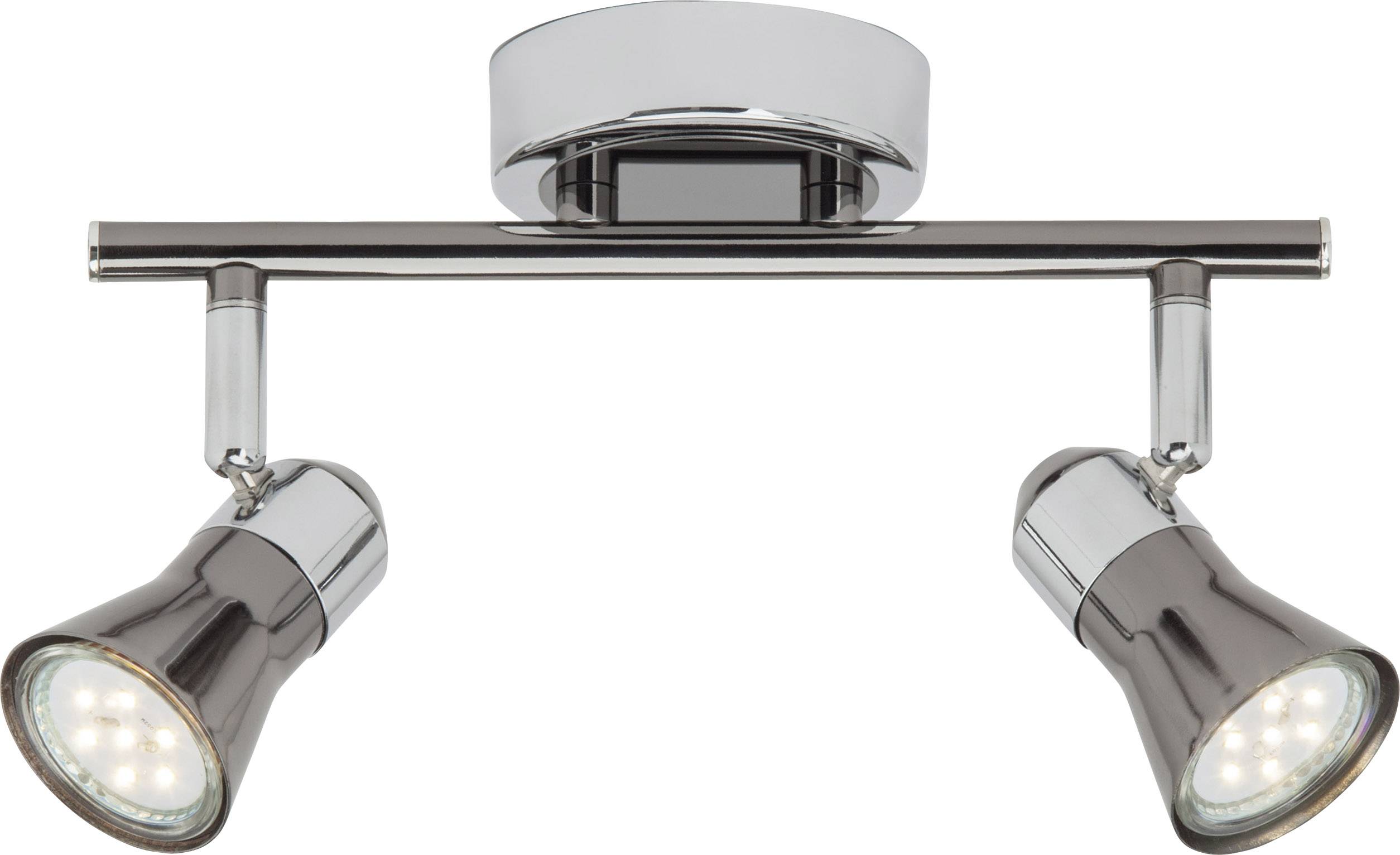Brilliant Jupp G18313/76 Deckenstrahler LED GU10 5W Chrom, Schwarz