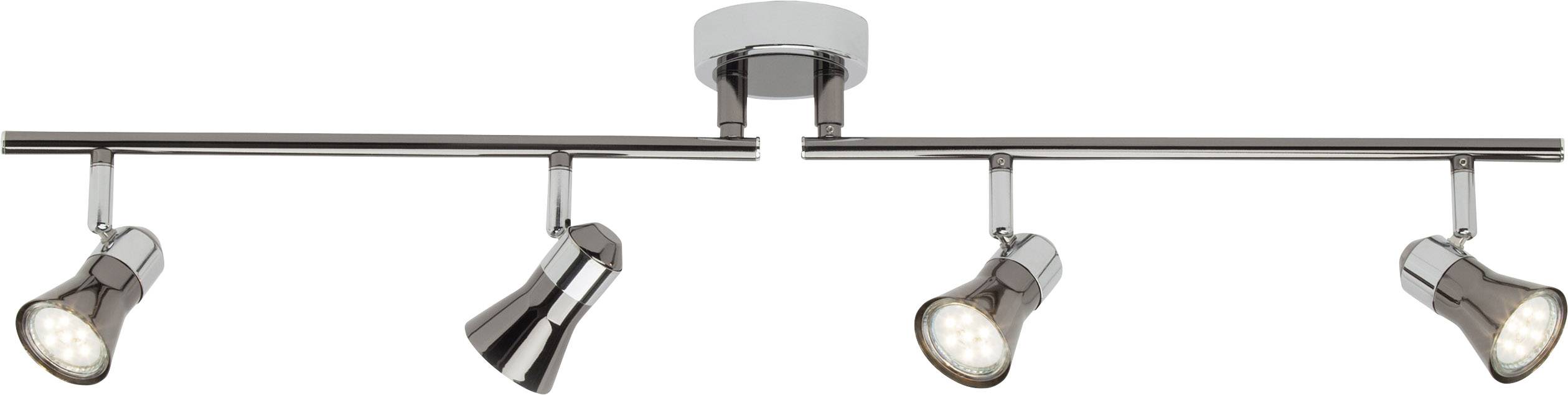 Brilliant Jupp G18332/76 Deckenstrahler LED GU10 10W Chrom, Schwarz