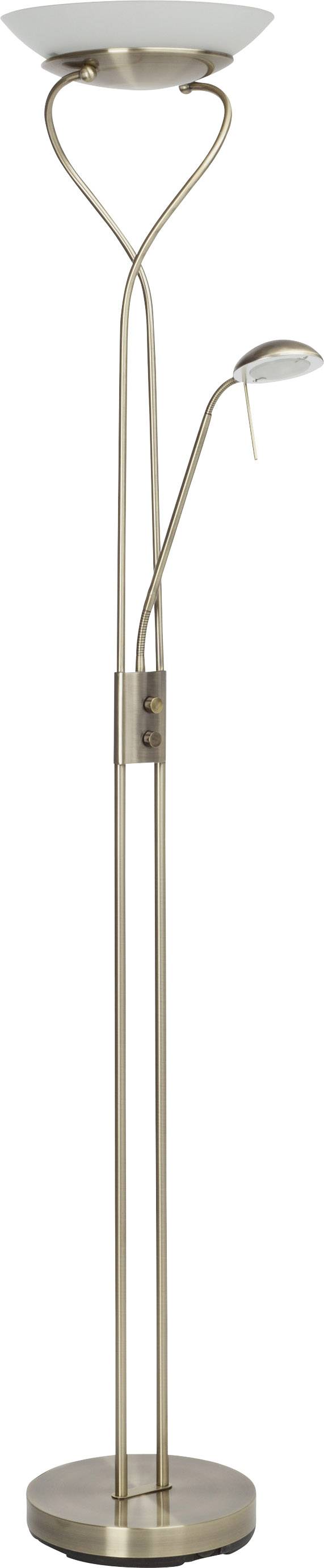 Brilliant Ollie LED-Deckenfluter mit Leselampe LED 18 W EEK: F (A - G) Messing