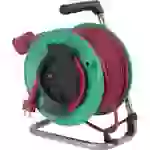 AS Schwabe 12236 Kabeltrommel 25.00m Rot Schutzkontakt-Gummi-Stecker AS Schwabe 12236 Kabeltrommel 25.00m Rot Schutzkontakt-Gummi-Stecker