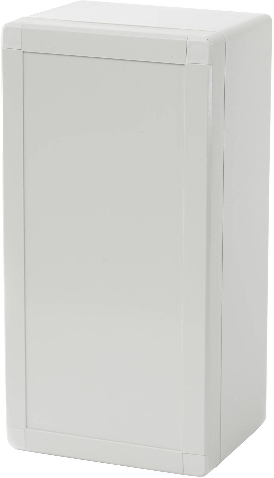 Fibox PCQ3 122410 Wand-Gehäuse, Installations-Gehäuse 244 x 124 x 102 Polycarbonat Lichtgrau