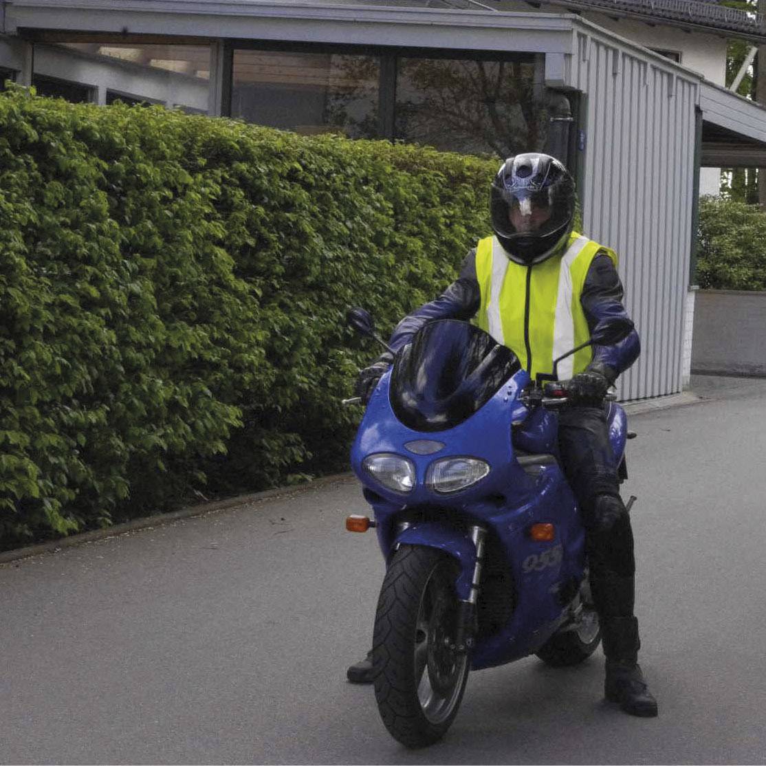 Cartrend 50251 Warnweste Motorrad, Erwachsene