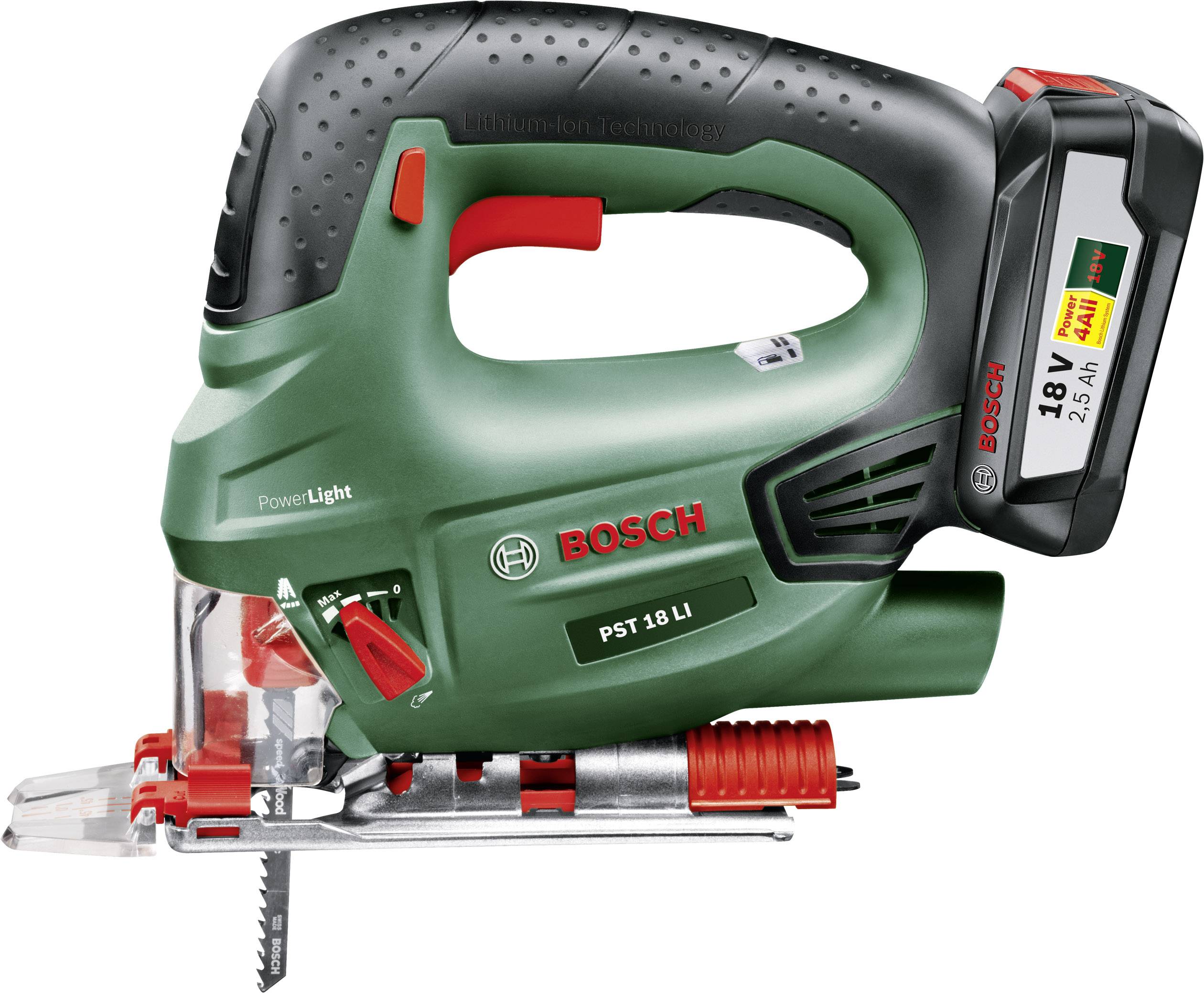 Bosch Home and Garden PST 18 LI 1, B-Ware Akku-Pendelhubstichsäge 0603011004920 inkl. Akku, inkl. Koffer 18V 2.5Ah
