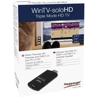 Hauppauge WinTV-Solo HD TV-Stick mit DVB-T Antenne, mit Fernbedienung, Aufnahmefunktion Anzahl Tuner: 1 Hauppauge WinTV-Solo HD TV-Stick mit DVB-T Antenne, mit Fernbedienung, Aufnahmefunktion Anzahl Tuner: 1