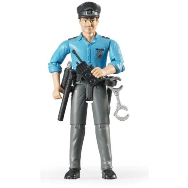 Bruder Polizist mit hellem Hauttyp Bruder Polizist mit hellem Hauttyp