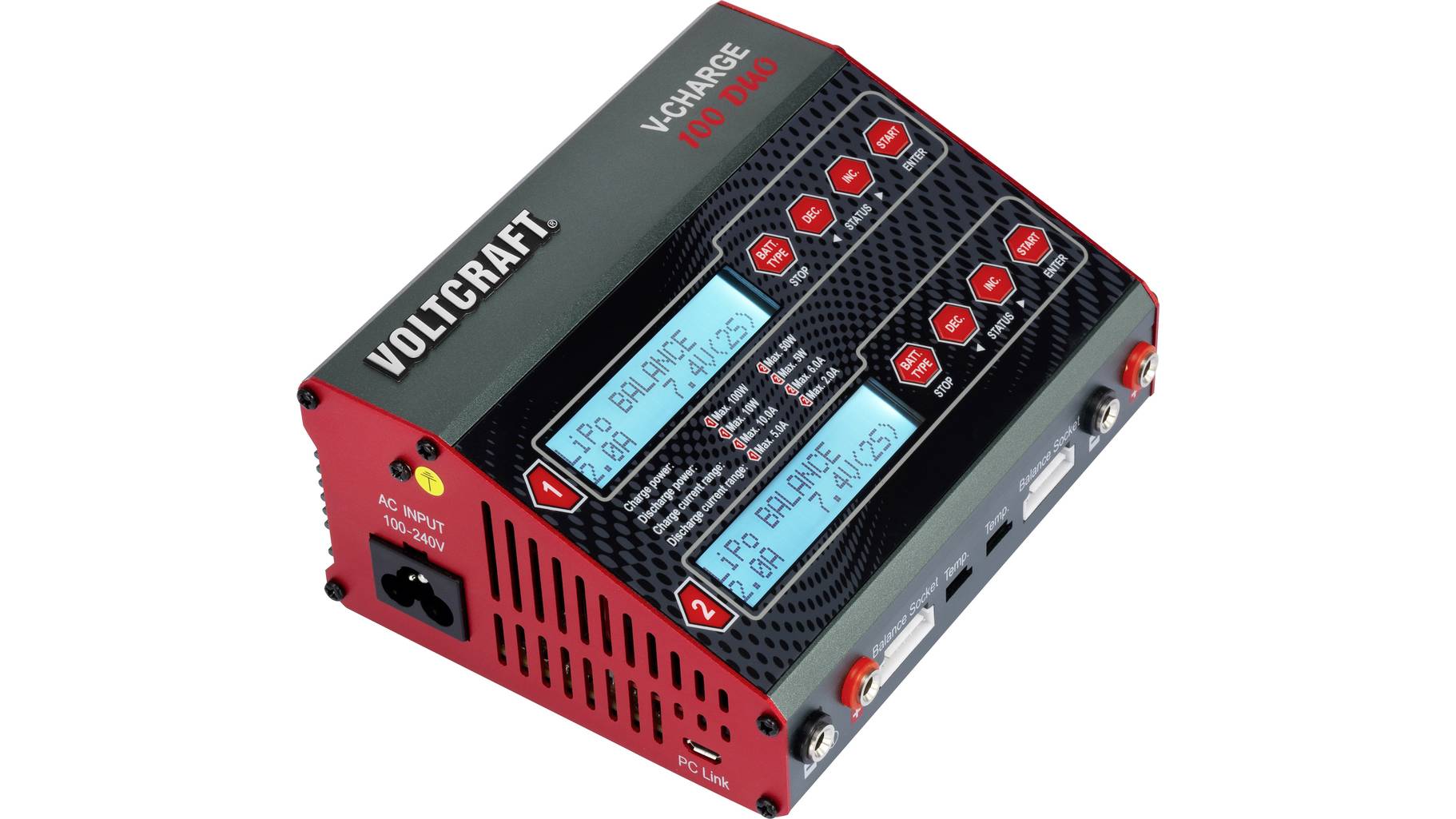 Voltcraft – V-Charge 60 DC – modelbouwlader 12V 6A – voor Li-poly, Li-ion, LiFePO, LiHV, NiCd, NiMH, Lood – | Gecontroleerde retourproducten en nieuwe overstockproducten tegen een onverslaanbare lage prijs Voltcraft – V-Charge 60 DC – modelbouwlader 12V 6A – voor Li-poly, Li-ion, LiFePO, LiHV, NiCd, NiMH, Lood – | Gecontroleerde retourproducten en nieuwe overstockproducten tegen een onverslaanbare lage prijs