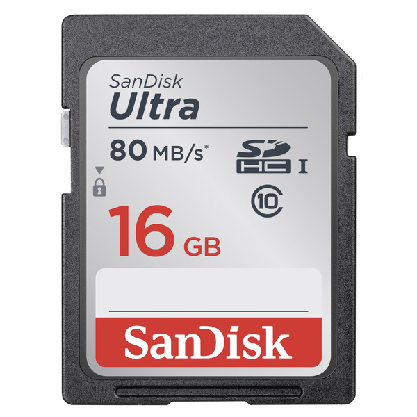 Carte SDHC SanDisk Ultra® 16 GB Class 10, UHS-I