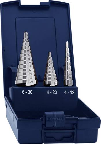 Exact Eventus by 15332 HSS Stufenbohrer-Set 3teilig 1 Set